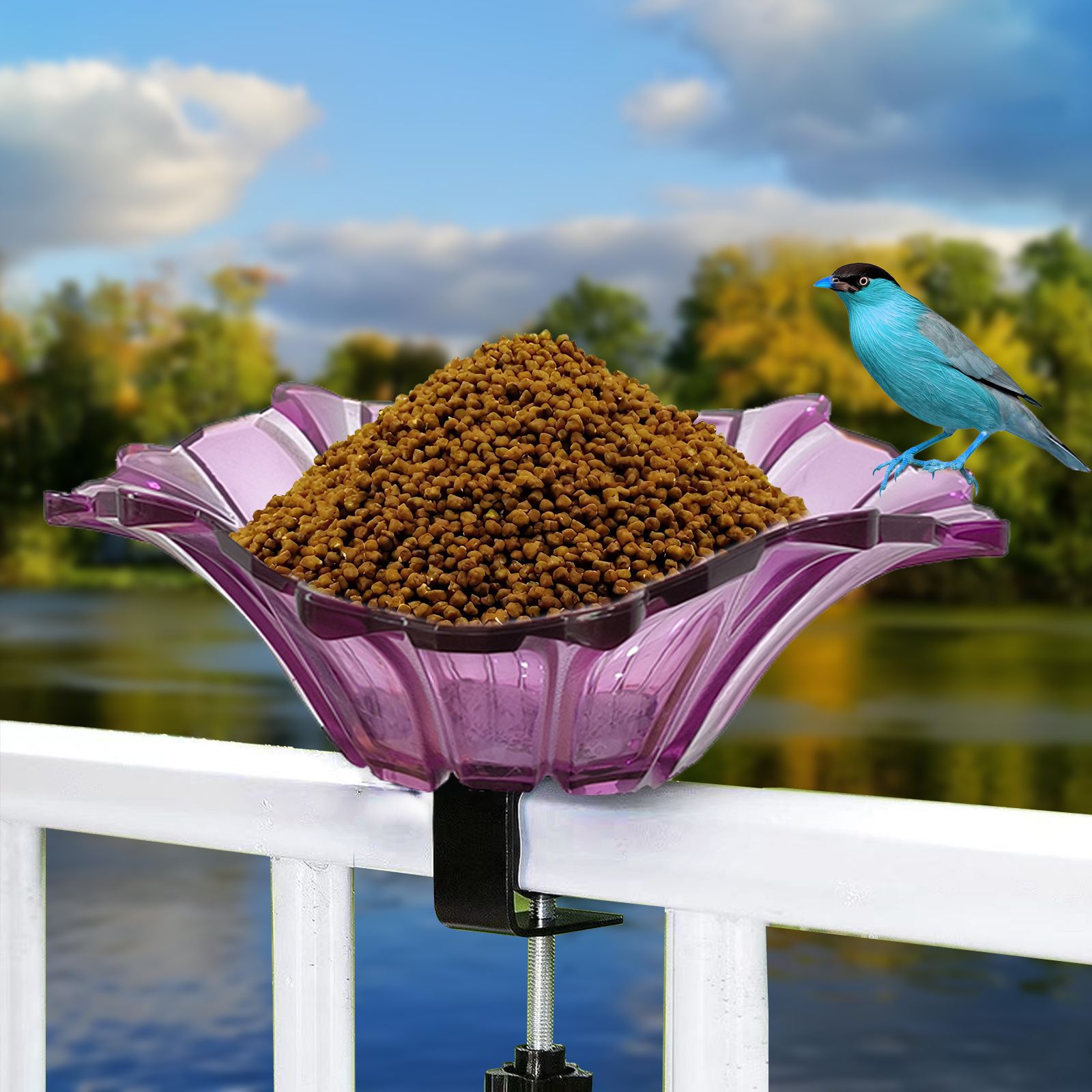 Title 7, Outdoor Garden Miniature Bird Tub Feeder