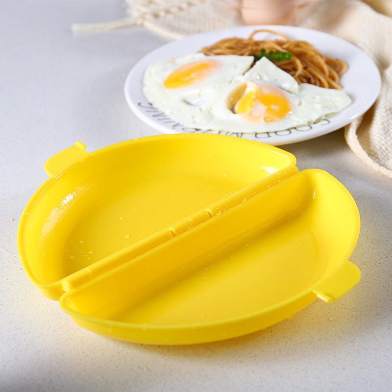 Household Omelette Mold Plastic Microwave Egg Steamer Box