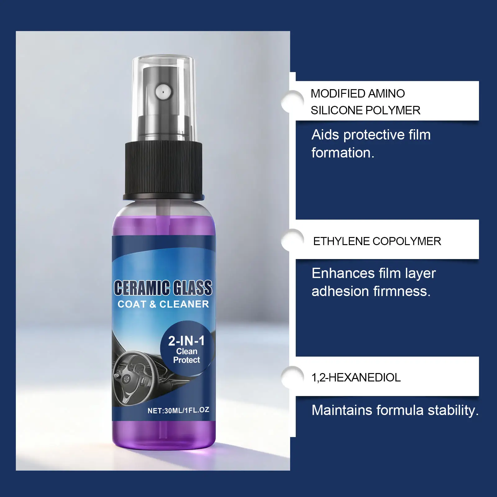 Gloss Refurbishing Cleaning Maintenance Brightening Care Coating Agent
