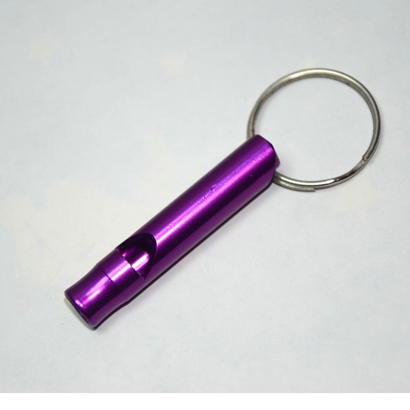 Outdoor Portable And Simple Aluminum Alloy Rescuing Whistle
