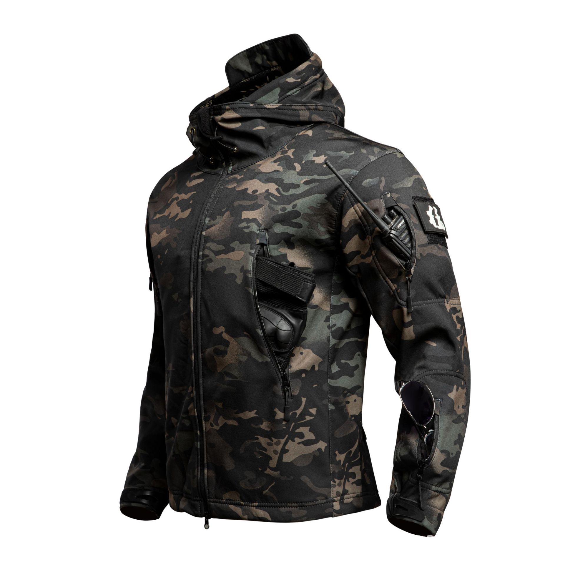 Mens Outdoor Sharkskin Softshell Jacket