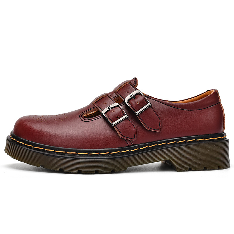 Square-Button Retro Loafers, picture 2 of 4