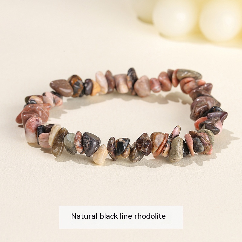 Natural Crystal Gravel Agate Aventurine Irregular Bracelet