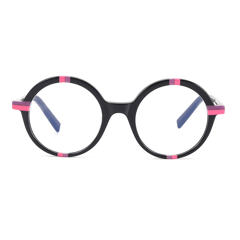 Feminine Oval-shaped Natural Frame Glasses - Image 6