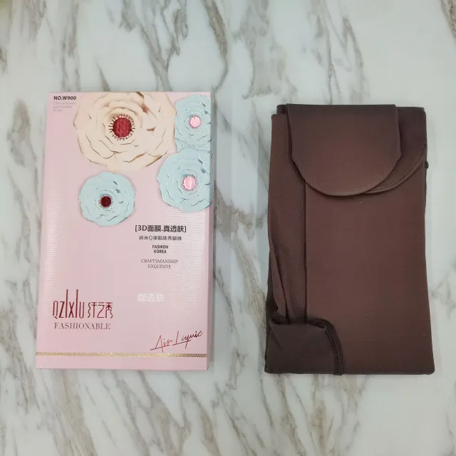 True See through Base Spring And Autumn All match Anti hook Wire Surface One piece Pantyhose Coffee With Feet - Shop at LoveMi