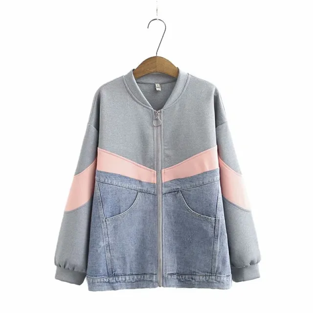 Women's Denim Casual Jacket Coat Gray - Shop at LoveMi