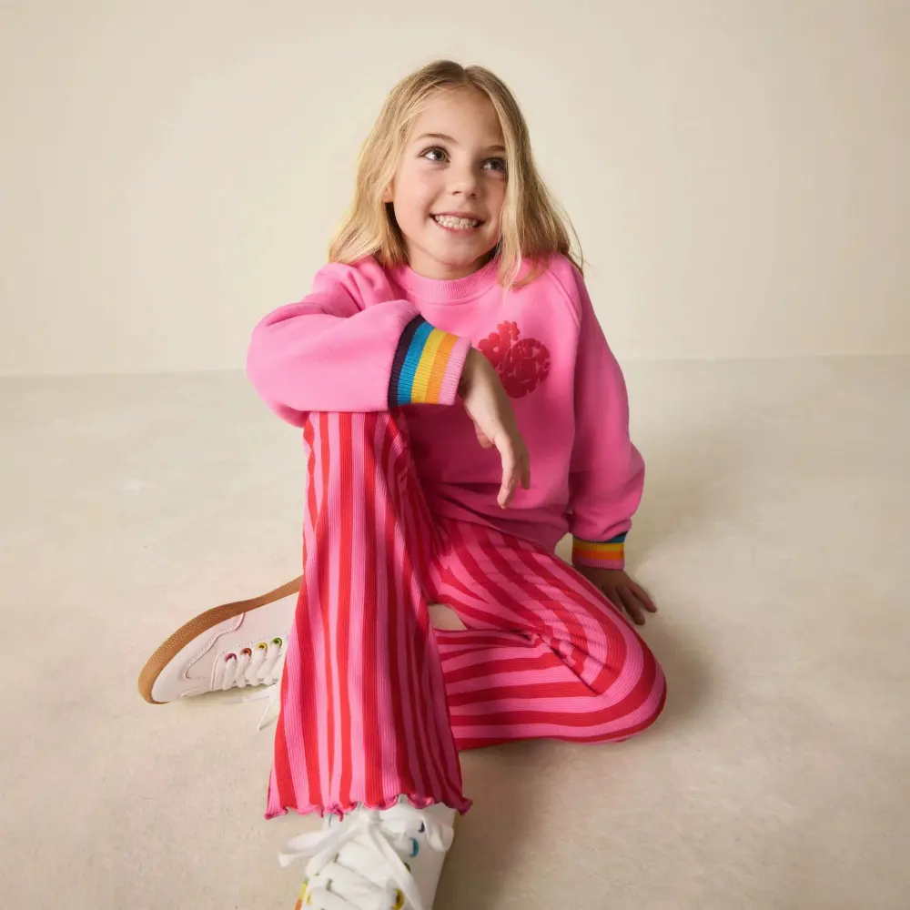 Fashionable Flared Cotton Childrens Pants