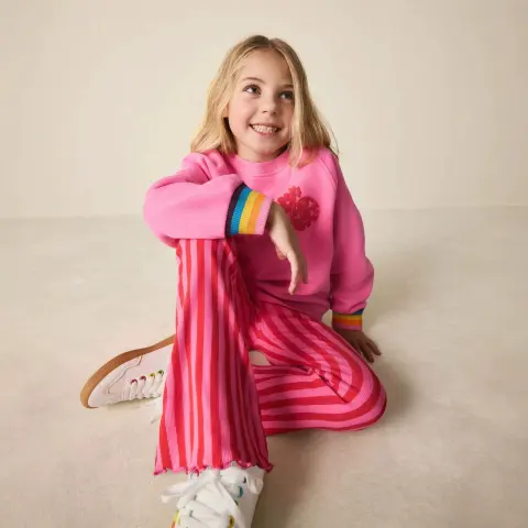 Fashionable Flared Cotton Childrens Pants