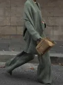 Grass Green Sweater Suit