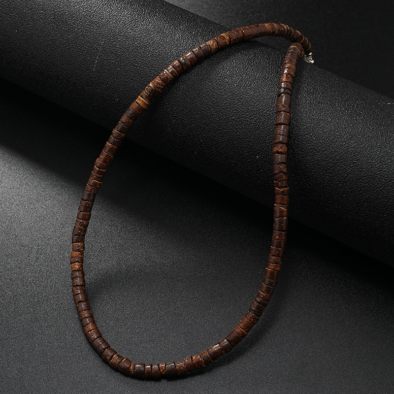 Coconut Shell Beaded Bead Men's Clavicle Chain Jewelry