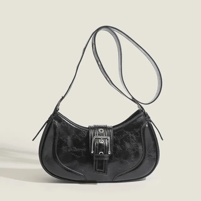 Women's Retro Underarm Bag Black - Shop at LoveMi