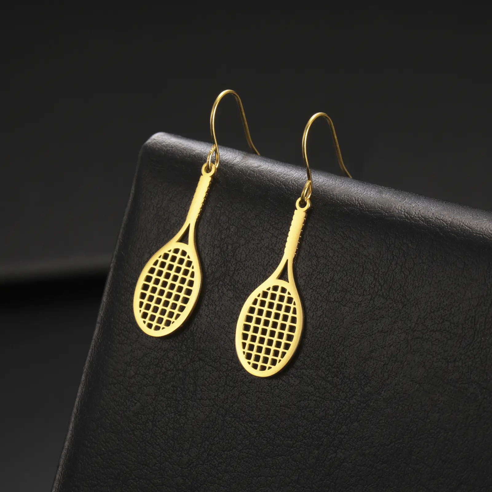 Women's Personalized Earrings Stainless Steel Fashion Sports Pattern Jewelry