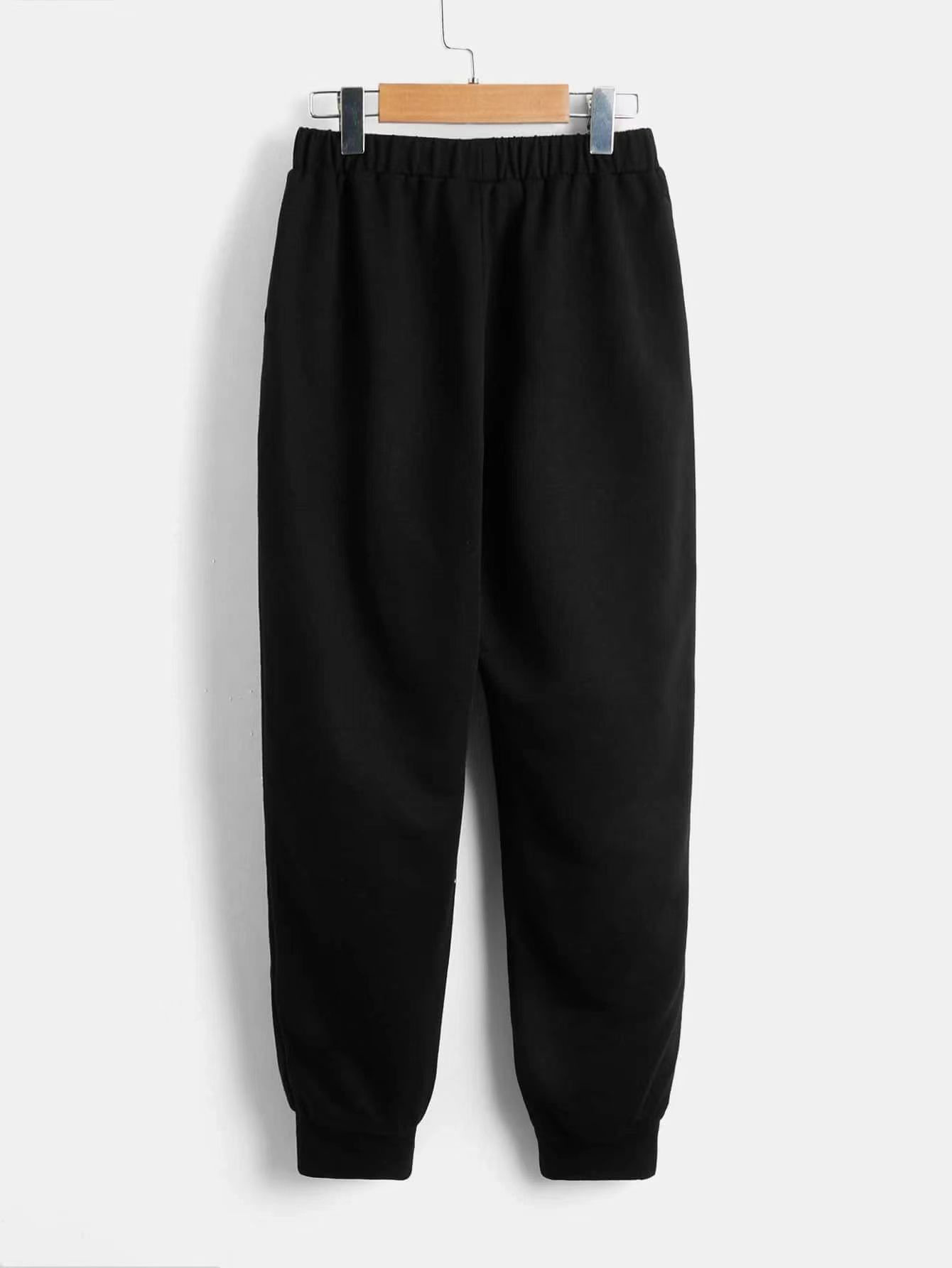 Middle And Big Children Animal Print Autumn Loose Casual Trousers