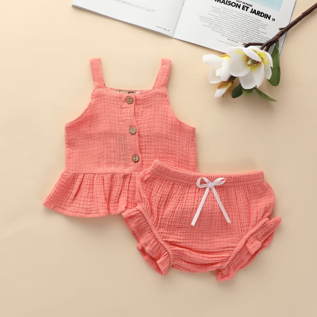 Title 4, New Girls Casual Suit Candy Color Suspender Sh...