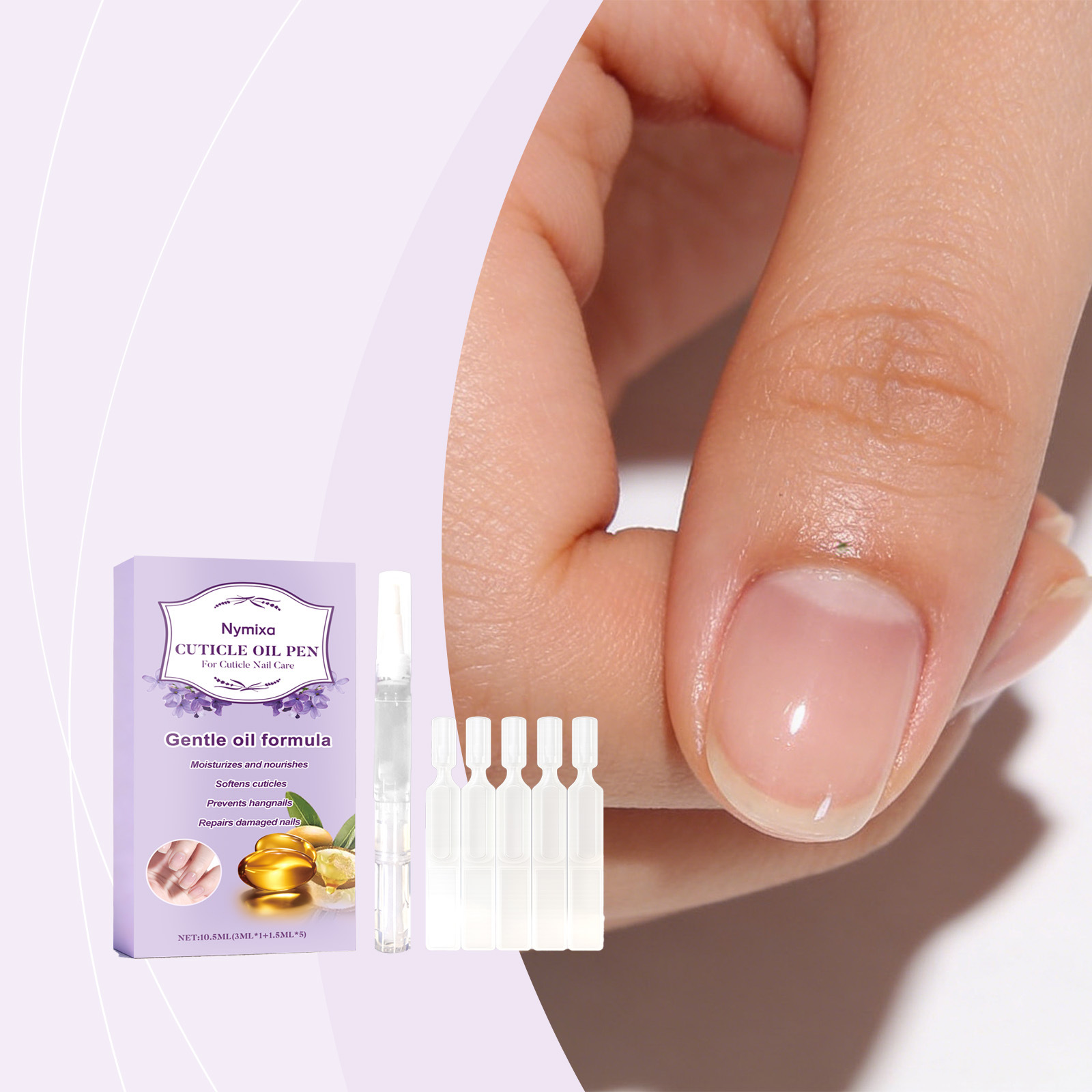 Gentle Moisturizing Formula To Nourish And Care For The Cuticle Around The Nail