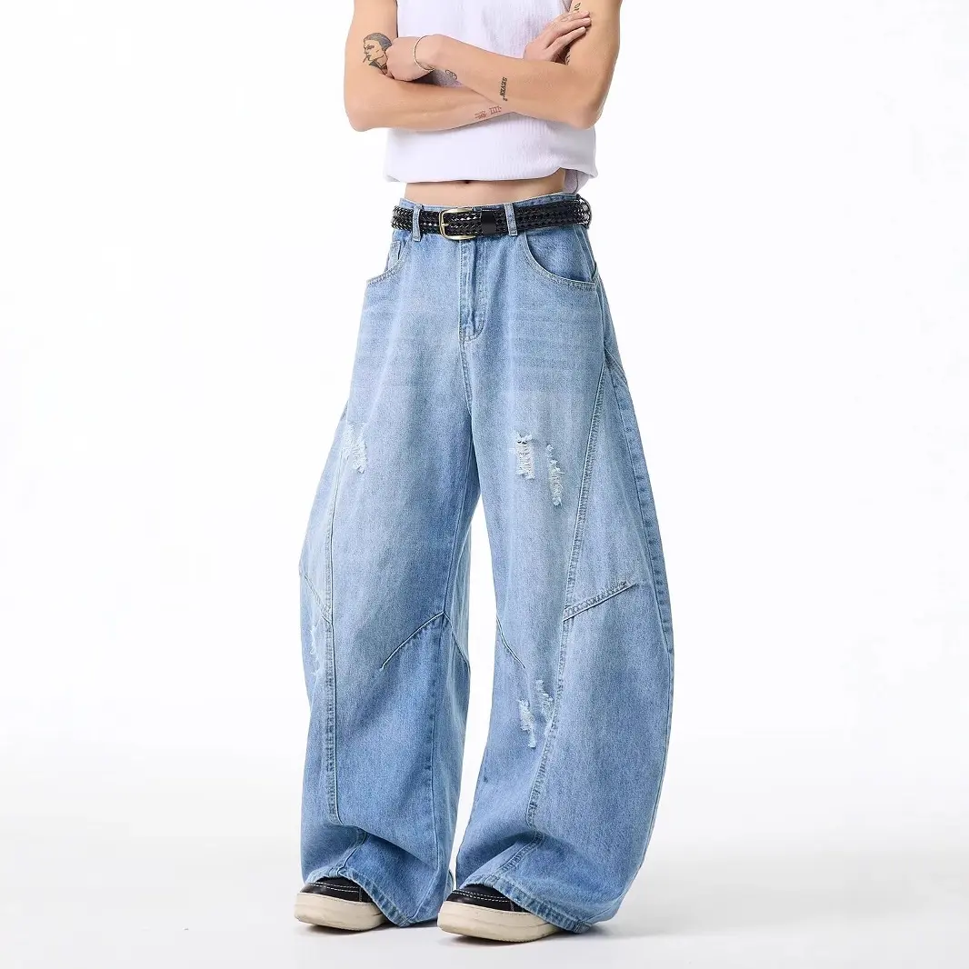 American-style Vintage Bootcut Jeans Mens