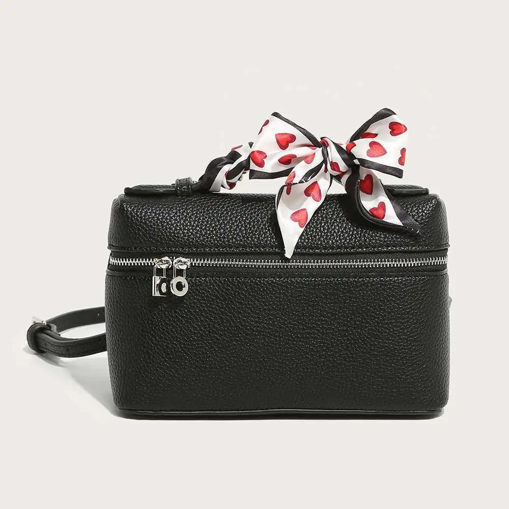 Fashionable All-match High-grade One-shoulder Crossbody Handbag - Black