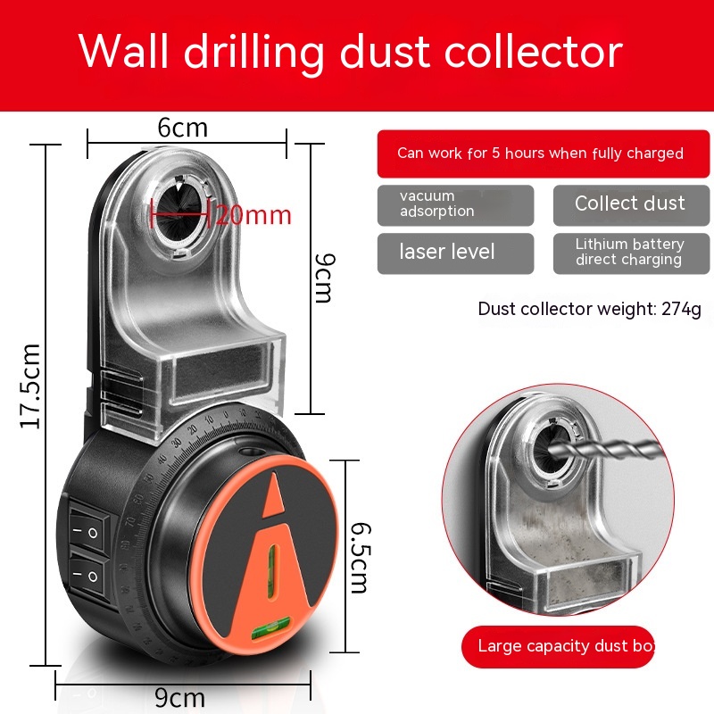 Wall Drilling Dust Collector