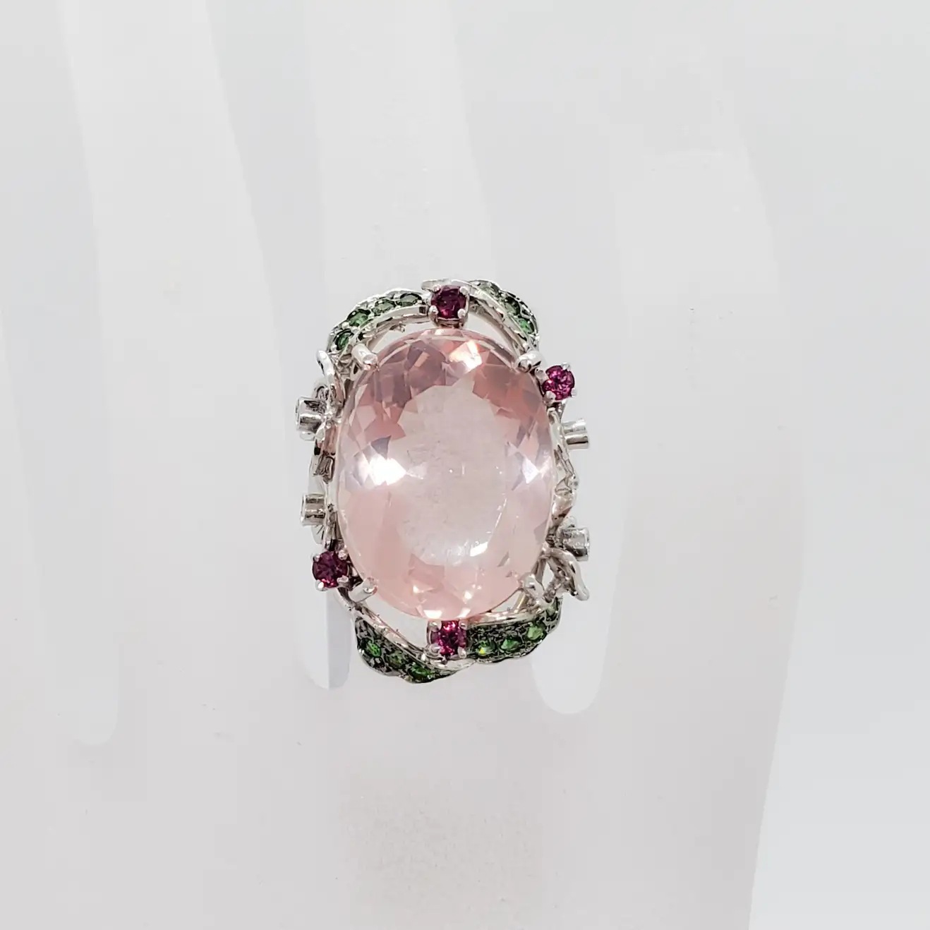 Womens Retro Floral Ring