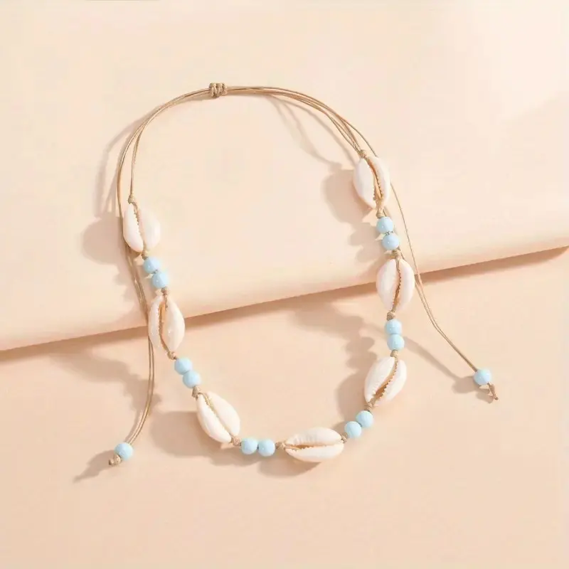Ocean-style Beach Shell Necklace