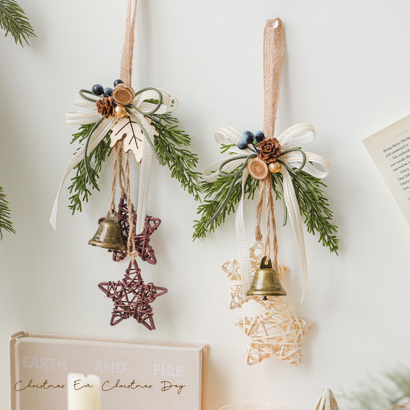 Christmas Decorations Door Hanging Bell Pendant