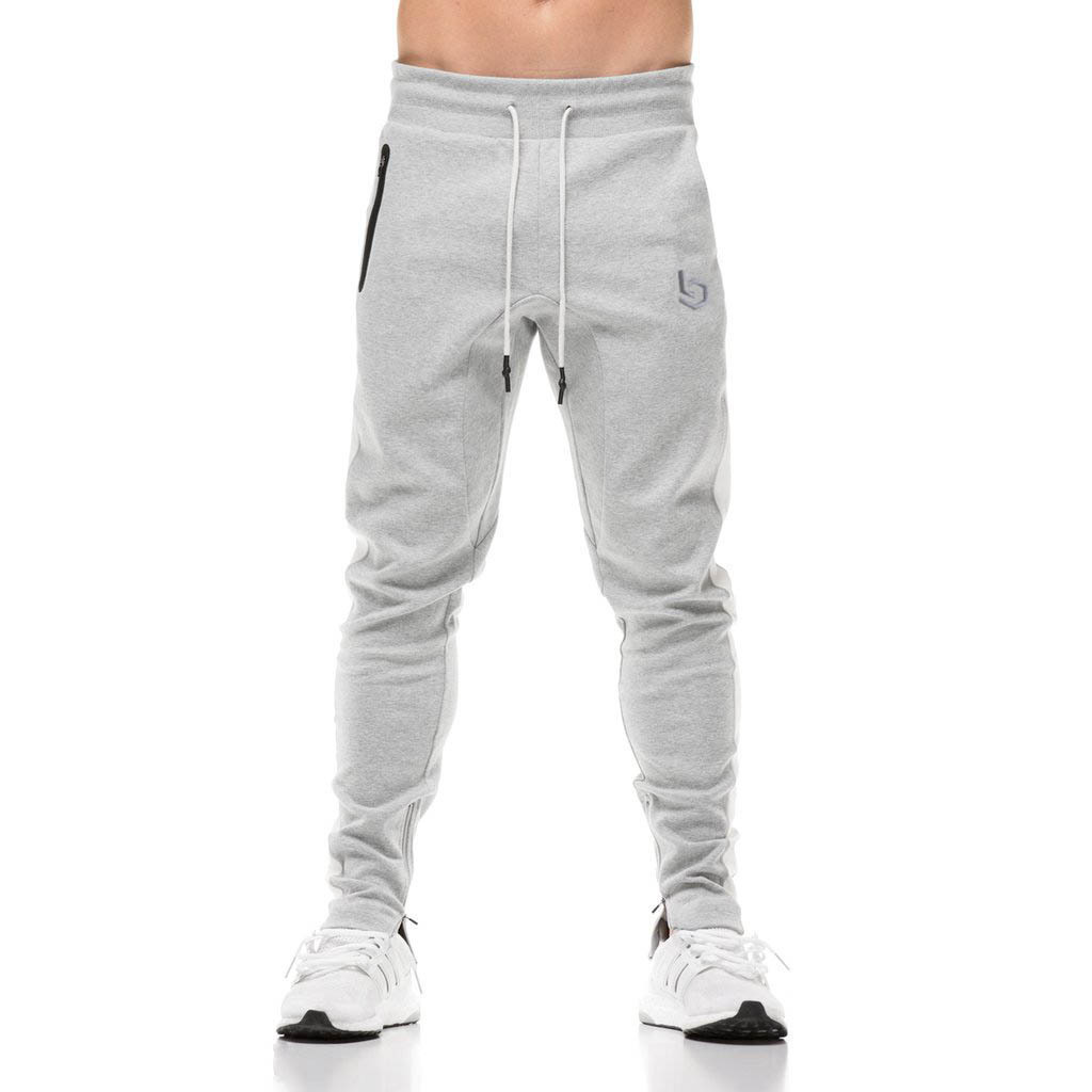 Title 18, Mens Muscle Sports Casual Trousers with Color ...