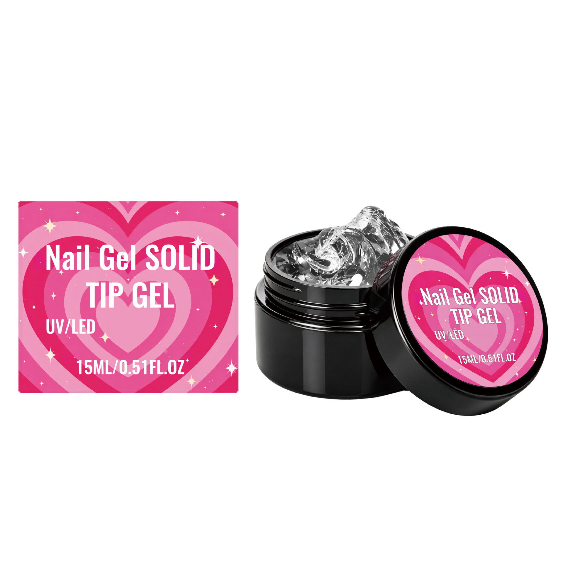 Solid Glue Patch Adhesive For Wearable Nails - 15ml