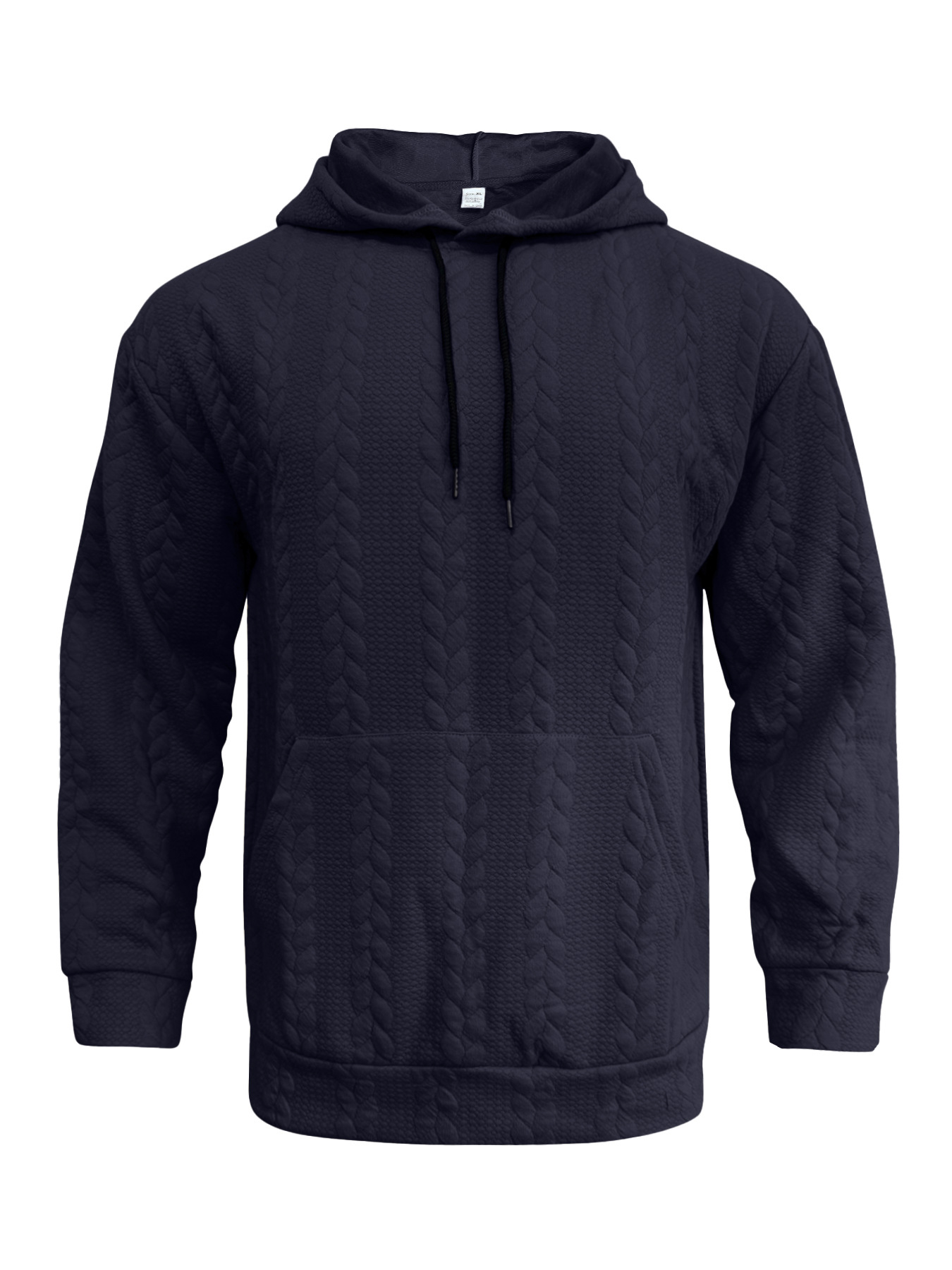 Pullover Hoodie Men’s Cotton Long-Sleeve Slim Fit Sweatshirt
