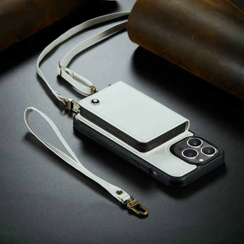 Fashion Personality Card Zipper Phone Case
