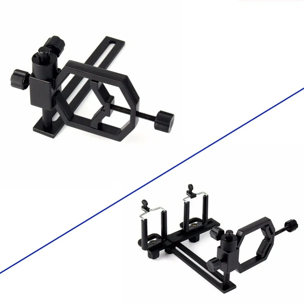 محول معدني عالمي للكاميرا الرقمية للتلسكوب الفلكي مع حاملين للهاتف الذكي RL37-0023-6