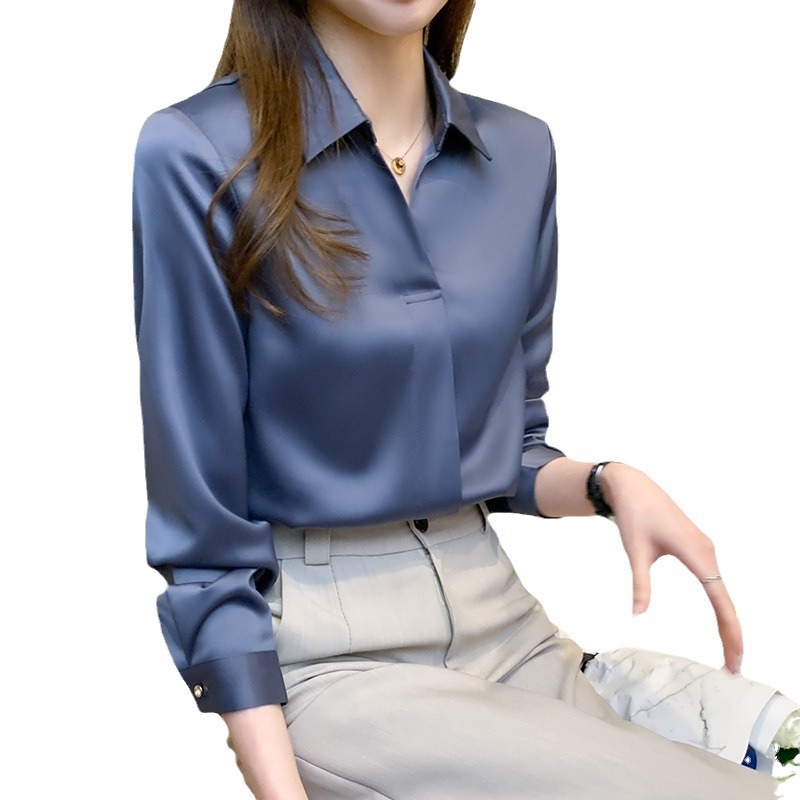 Spring And Autumn Chiffon Shirt Women's Clothing - Image 4