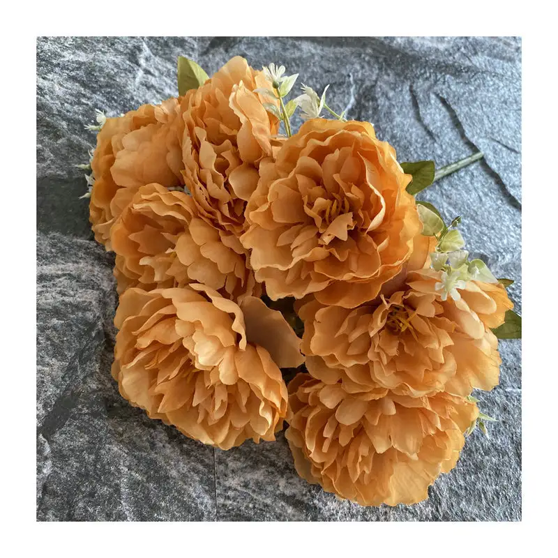 7 Head Bundle Peony Silk Flower Home Decoration