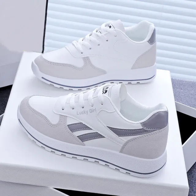 Student Running Sports White Daddy Shoes Women Gray - Shop at LoveMi