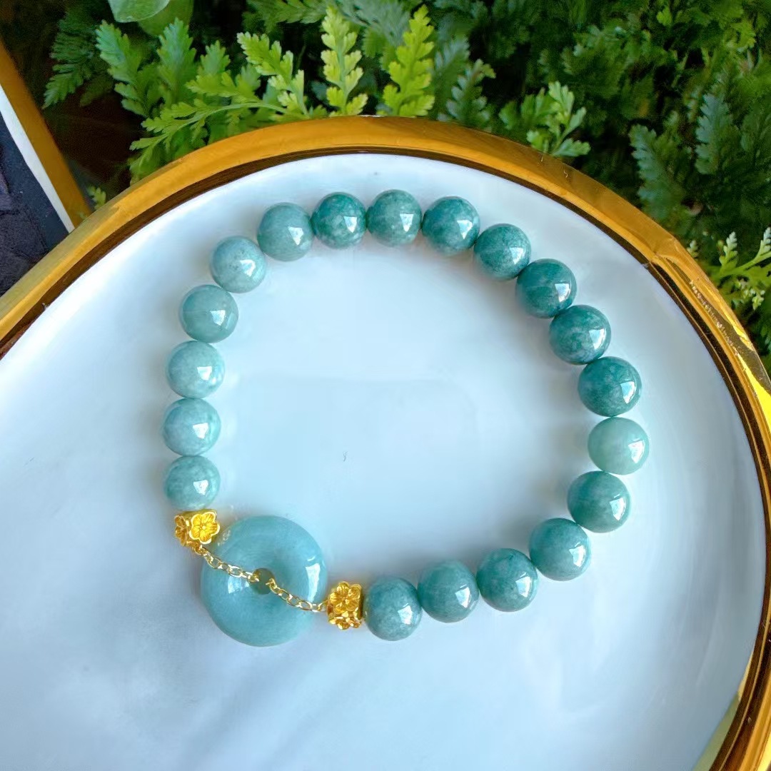 Natural Crystal Beaded Bracelet, picture 2 of 11