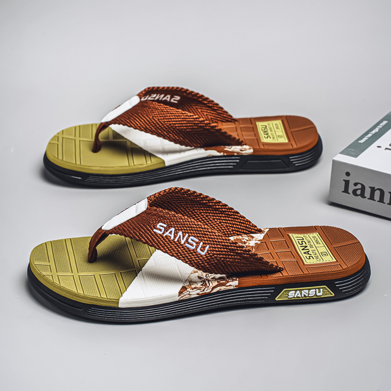 Mens Outdoor Flip-flops  Slippers For Home Use