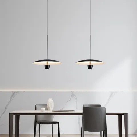 Modern Minimalist Dining Room Chandelier Nordic Bedroom Bedside Black
