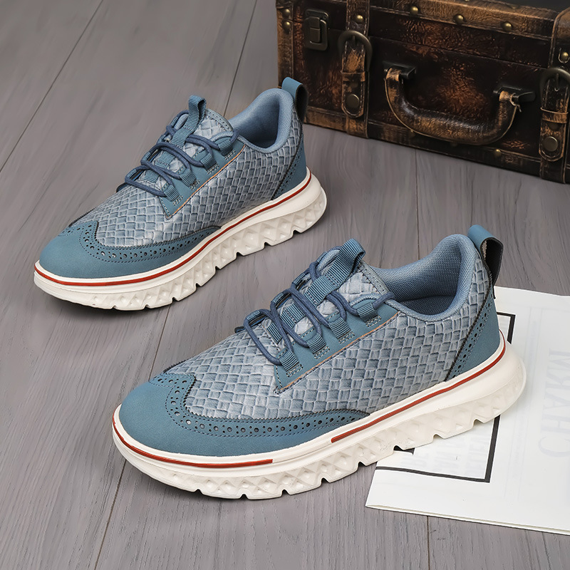 Men's Woven Athletic Sneakers