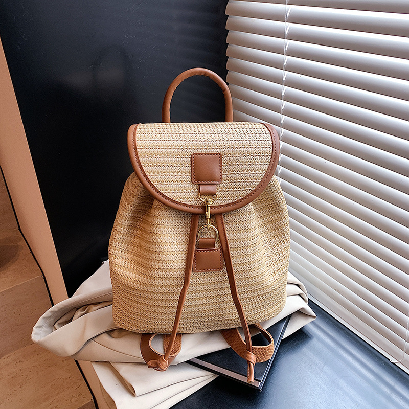 Vacation Travel Womens Woven Student Backpack 3