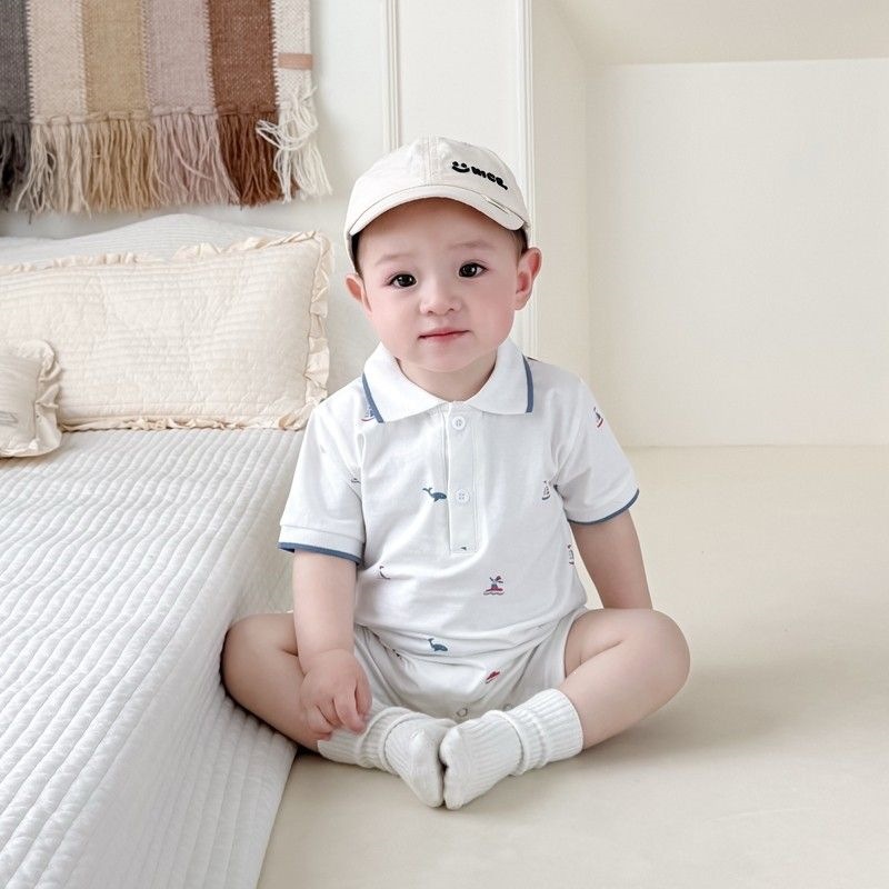Breathable Short-sleeved Baby Romper For Boys — foto 3