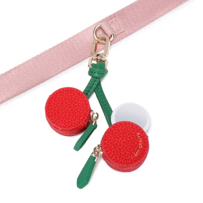 Cherry Fruit Keychain Mini Cute Coin Bag