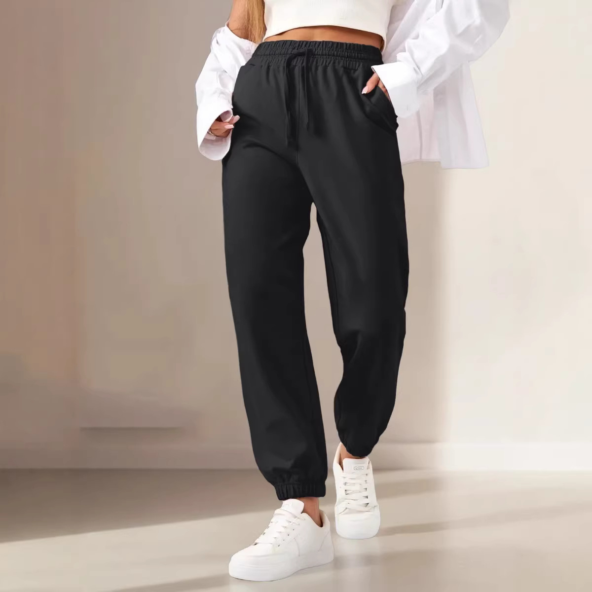 Women's Casual Harem Jogger Sweat Pants