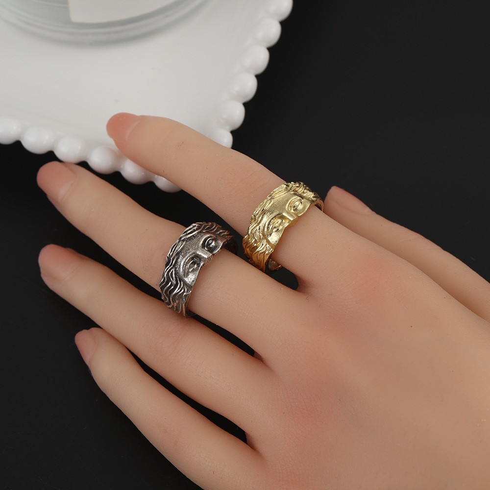 Venus Half Face Ring Simple Personality Niche Creative Fashion Face Open Ring