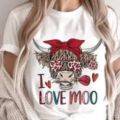 Women's T-shirt Summer Irregular Digital Printing Fashion Loose V-neck Color Short Sleeve Top - Customized - View 1