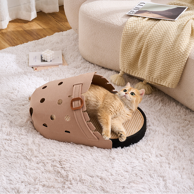 Cat Scratch Pad And Bed For Slippers Durable And Non-shedding