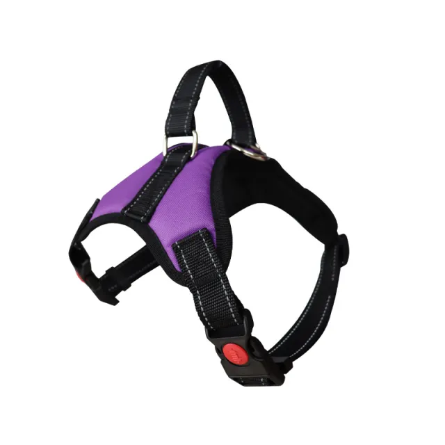 Explosion proof Medium Large Dog Pet Saddle Chest Strap Purple - Shop at LoveMi