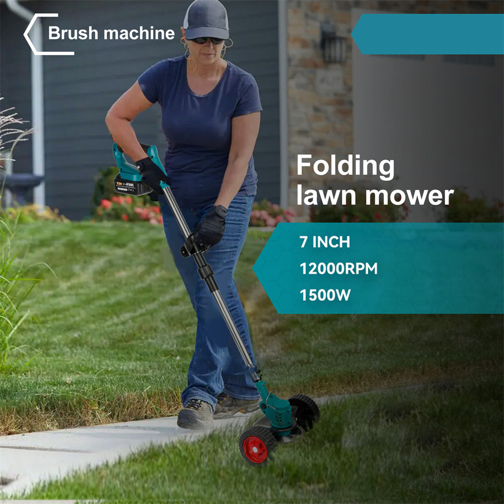 Two-fold Handheld Home Gardening Lawn Mower