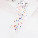 Colored Dots White Heel