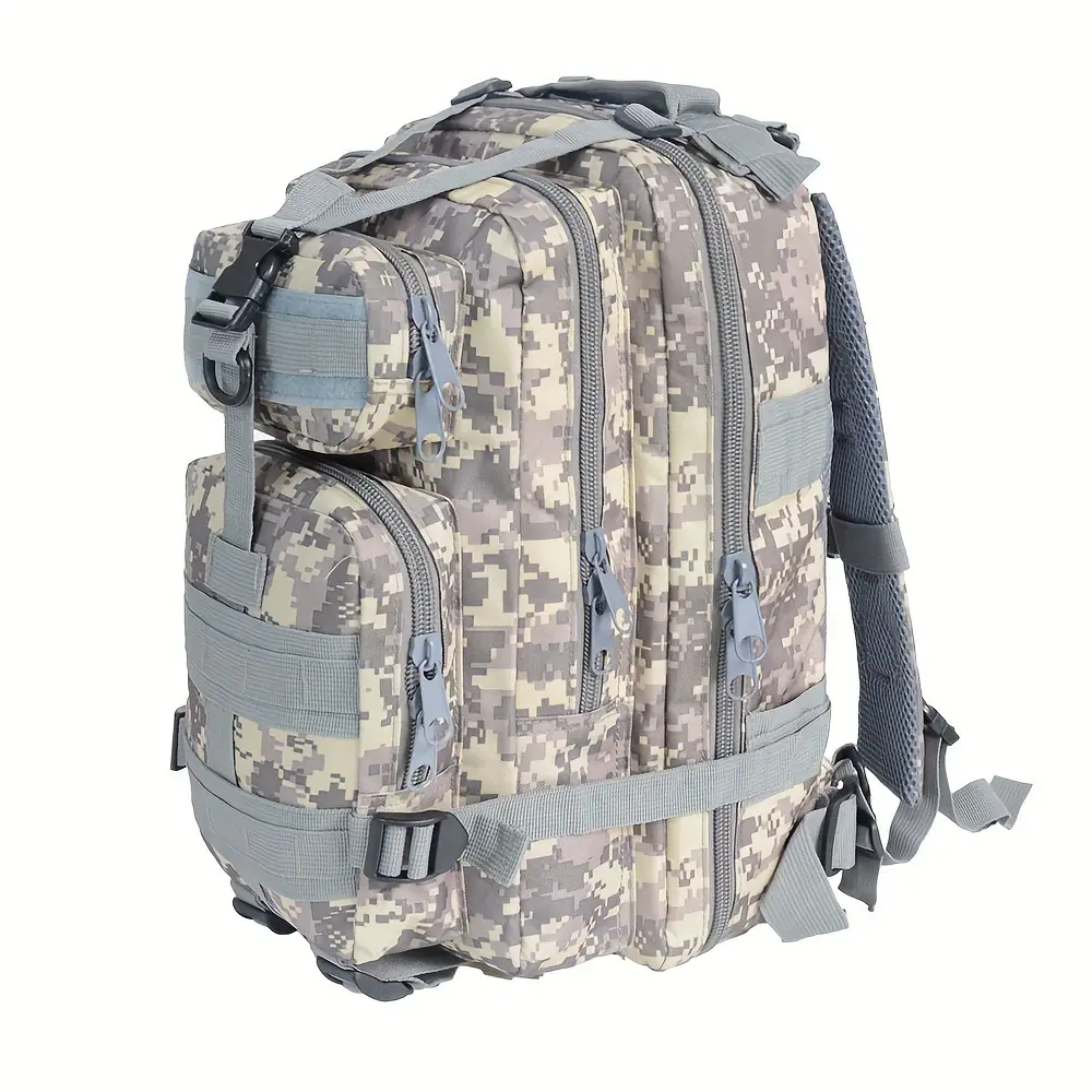 Double Pull Head Camouflage Outdoor Backpack