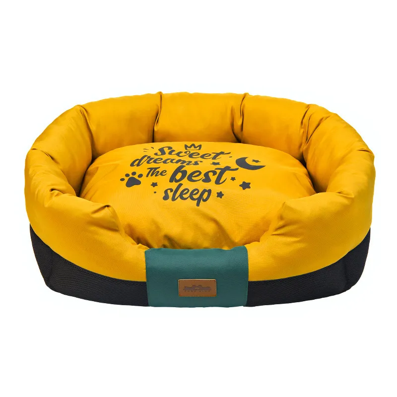 Dog Four Seasons Universal Anti-tearing Dirt-resistant Car Pet Mat - American Yellow