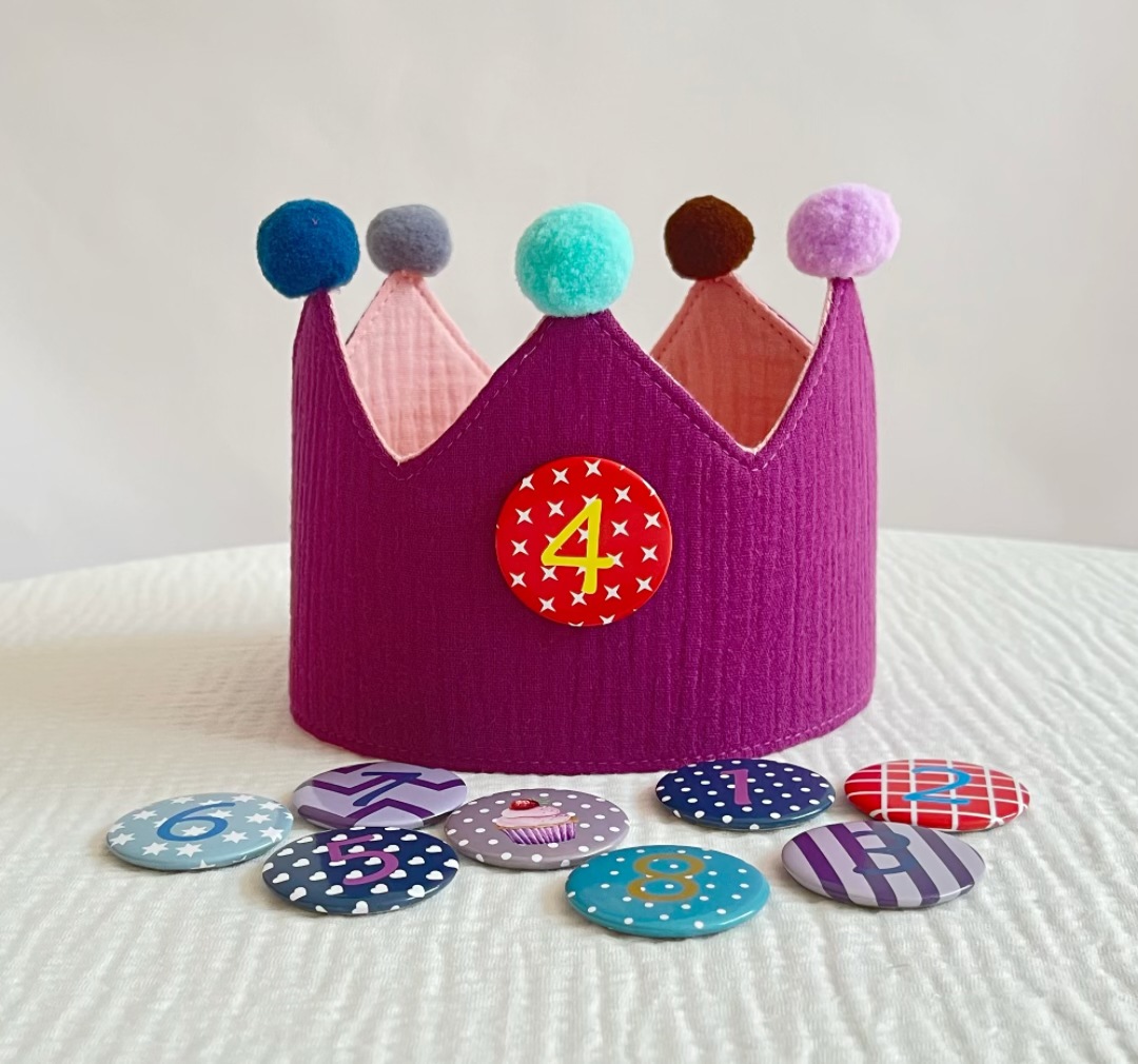 Purple Round Crown